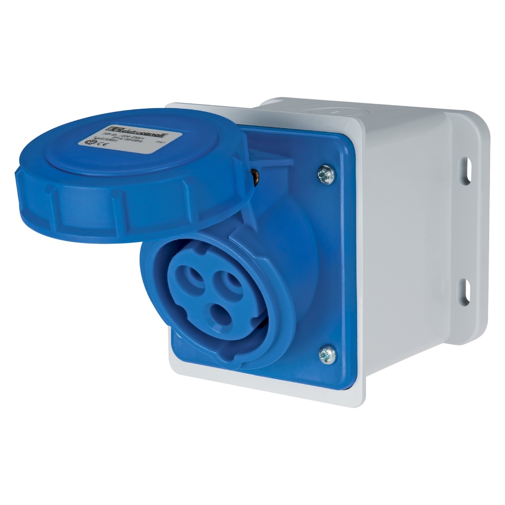 EC Elettrocanali ELETTROCANALI CEE stopcontact 415V 3P+N+T 16A IP67 ROOD