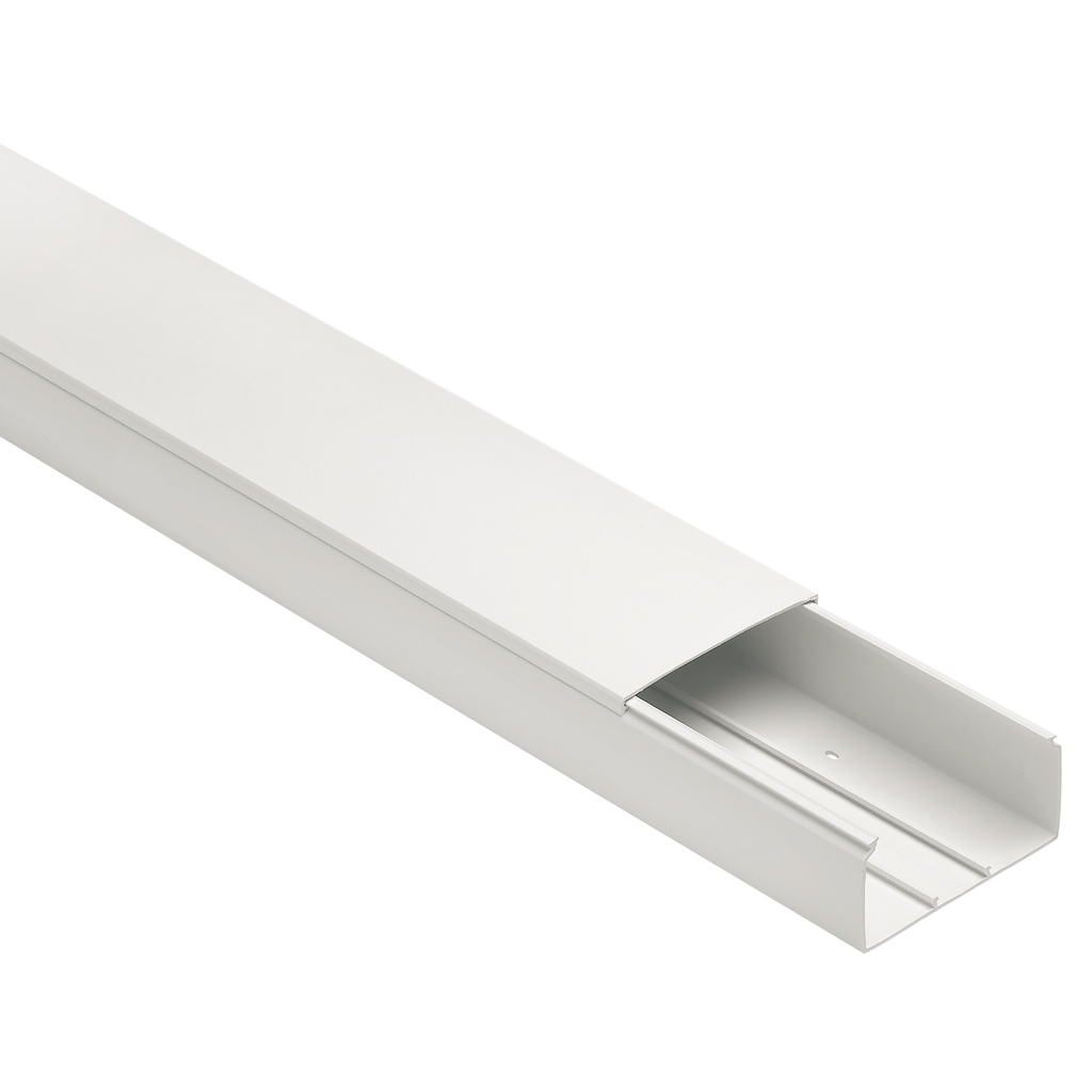 EC Elettrocanali ELETTROCANALI kabelgoot B25xH60mm 2m WIT