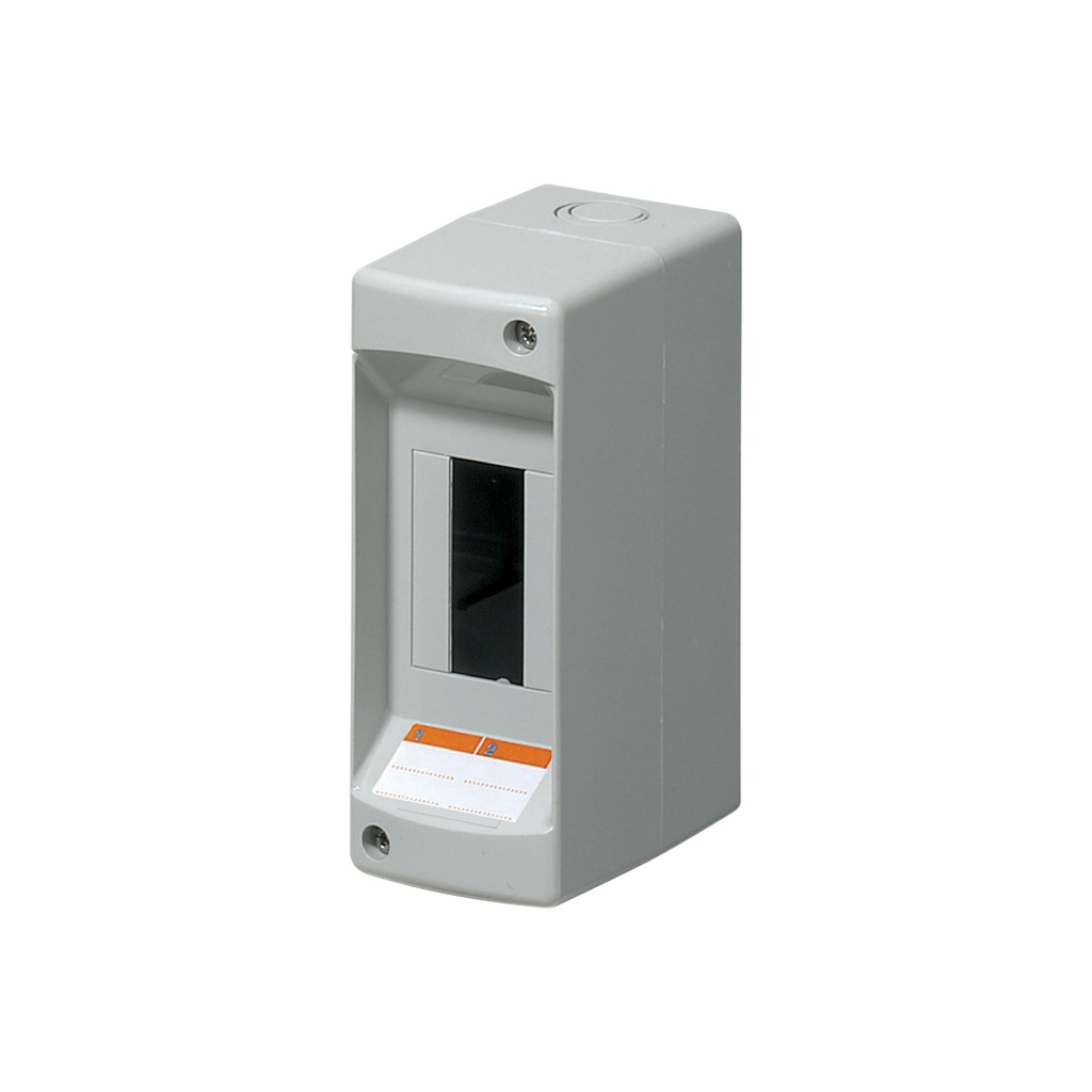 EC Elettrocanali ELETTROCANALI kast zonder deur 2 MOD IP40 GRIJS