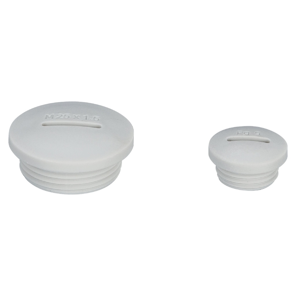 [EC-52320] ELETTROCANALI threaded plug, M20, gray (100 pcs)