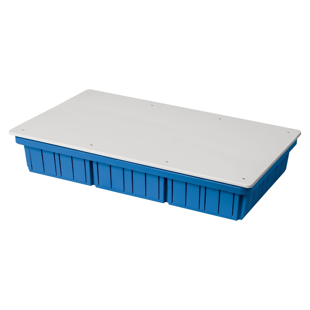 Boîtier de dérivation encastrable ELETTROCANALI 92 x 92 x 45 mm IP40 BLANC