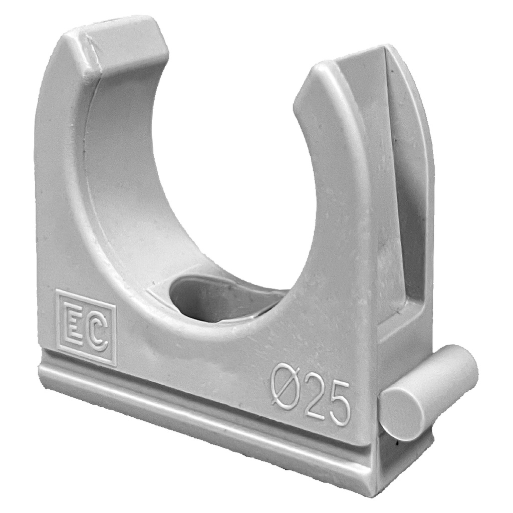 [EC-CF16] ELETTROCANALI 16mm fork clamp, gray (100 pcs)