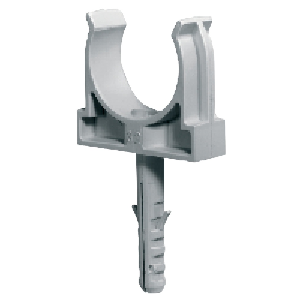 EC Elettrocanali ELETTROCANALI vorkklem met plug & schroef 16mm GRIJS (100pcs)