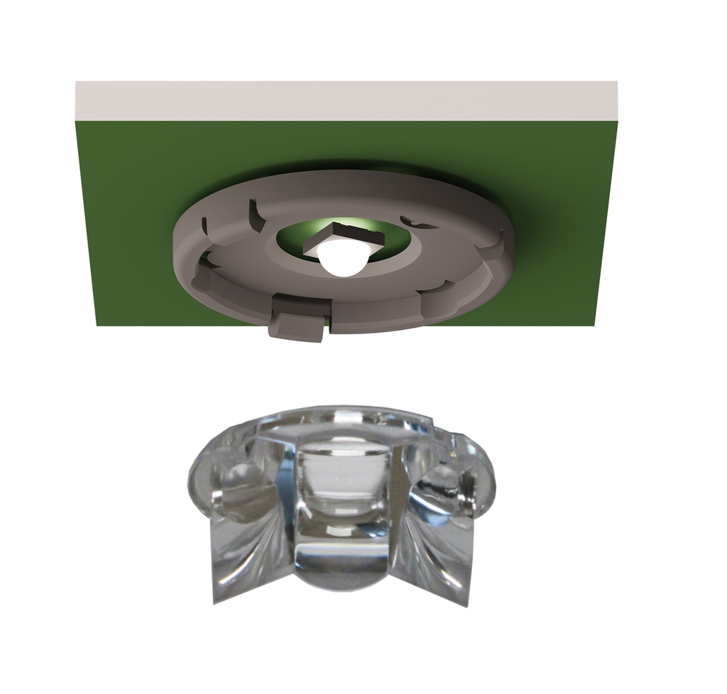 [NLLSYSH4--] Lenzen LED gangverlichting plafonds >4m (4 stuks)