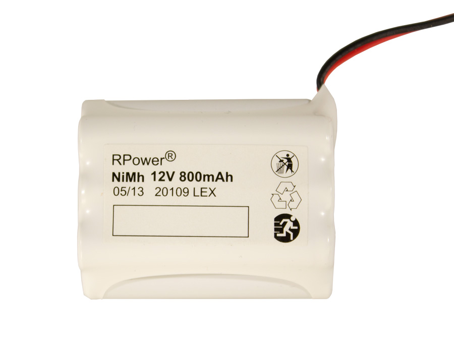 [NLAKKU1208] Batterij NiMH 12V 0,8Ah Buscontrol, Wirelesscontrol
