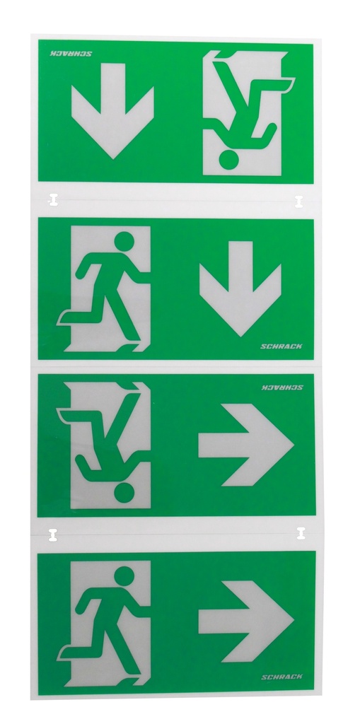 [NLKSPIKTO-] KB, KBM, KS, AM, AS Set pictogrammen noodverlichting