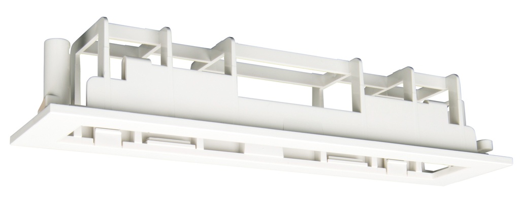 [NLKME-----] KM,KMB,KS Inbouwkader noodarmatuur wit