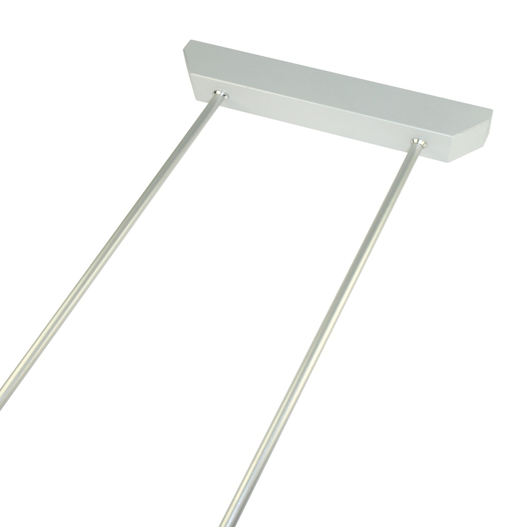 [NL2DS-----] Pendelophanging noodverlichting 500mm bedrading zilver