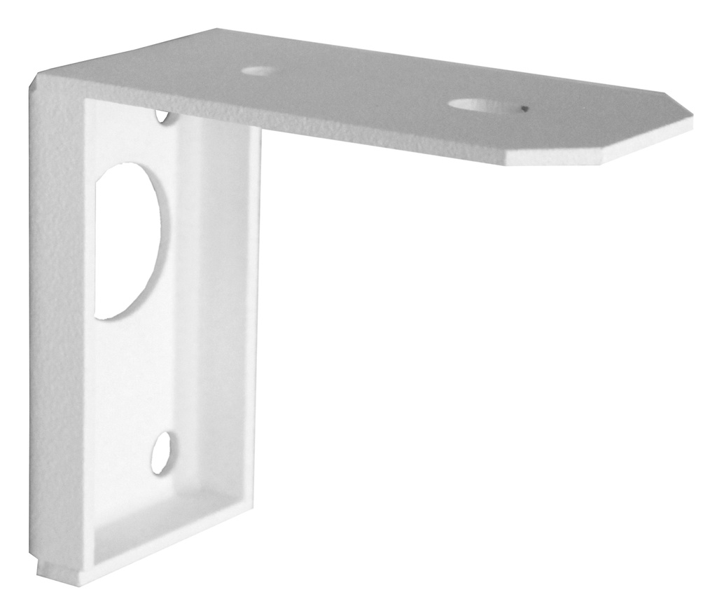 [NLAWKSU---] KM/KS Haakse wandbeugel wit