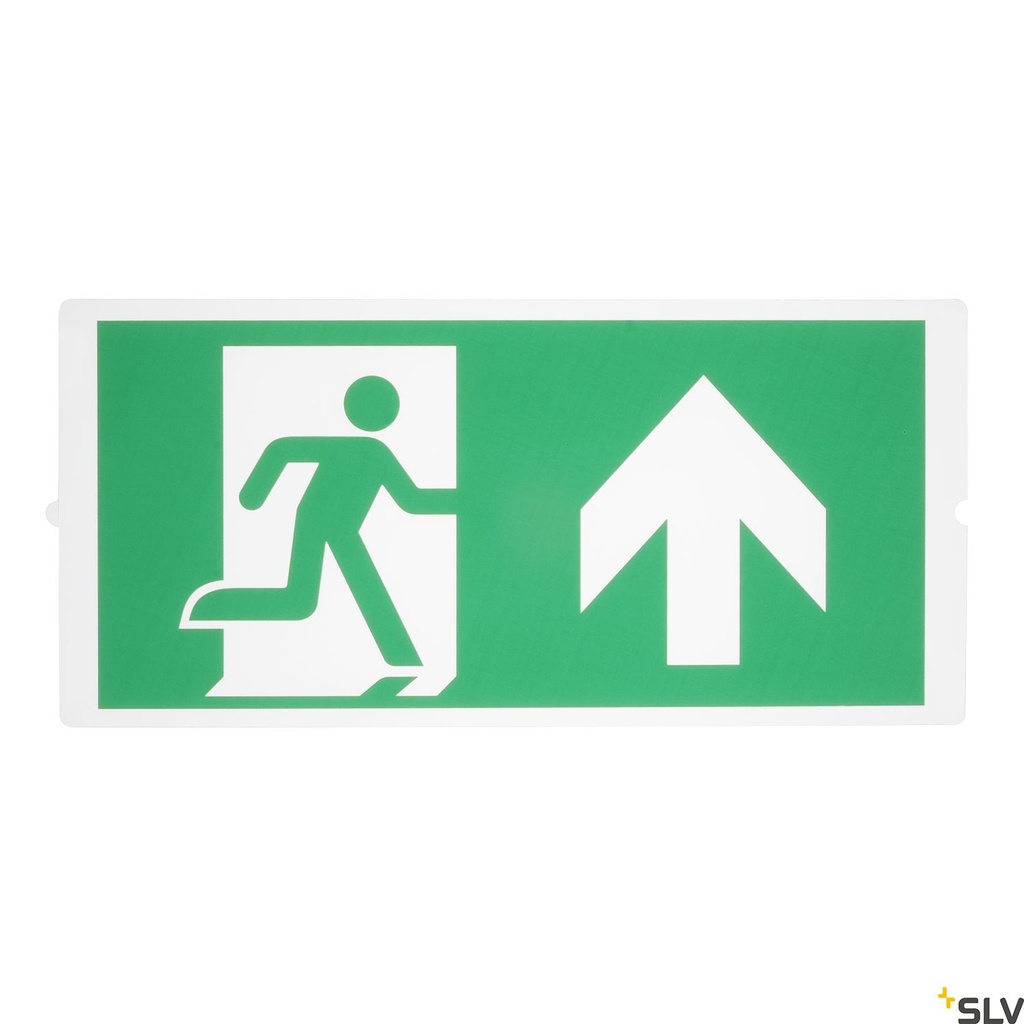 [LI240009--] P-LIGHT Emergency, standard signs voor area light, green