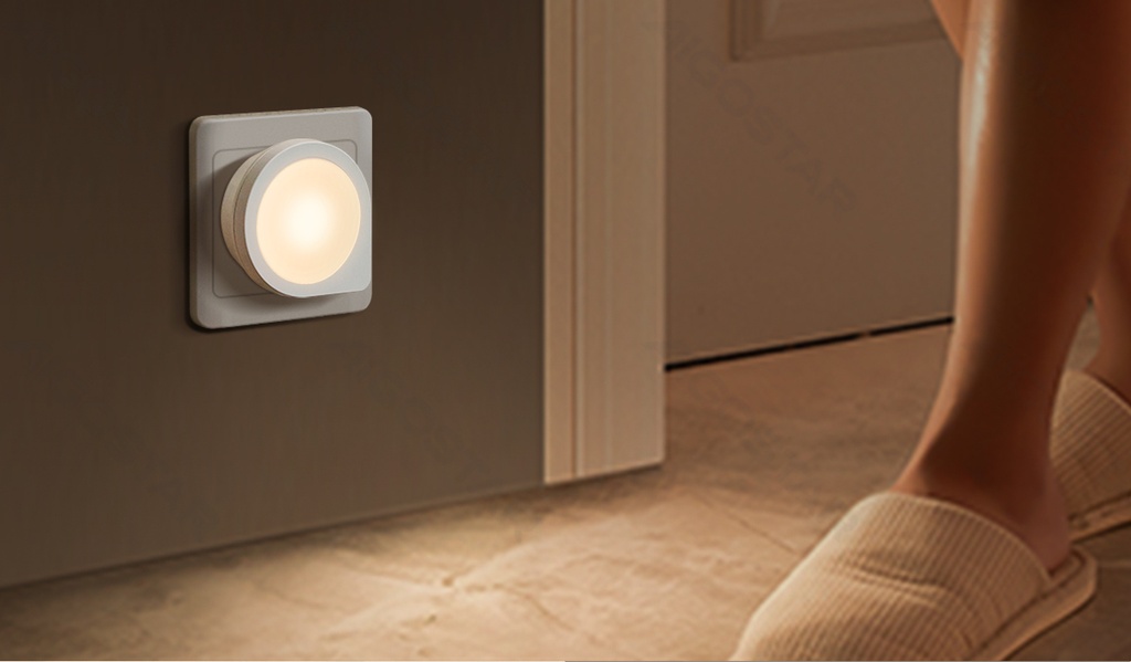 [B10308B9R] Aigostar LED Nachtlampje met Lichtgevoelige Sensor