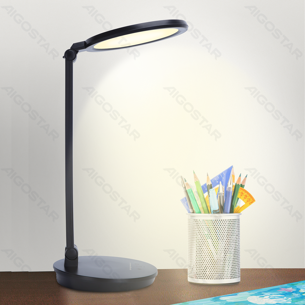 [B10311ZIL] LED Opklapbare Bureaulamp Zwart 8W 3000-6500K