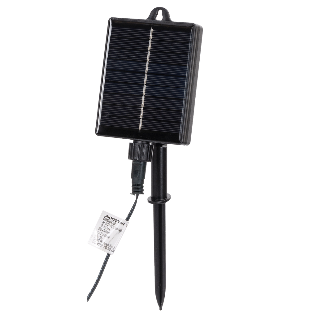 [B1020146Q] Aigostar Solar Artificial Plant Tree Eucalyptus leaves Dark green leaves Warm light 2M+1.2M 150LED