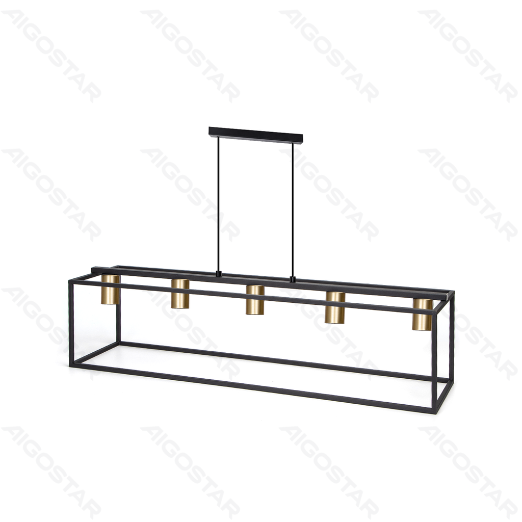 [B10305O1R] 5-light metal pendant lamp (E27)