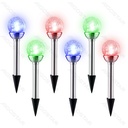 Éclairage LED solaire pour pelouse (6 pièces) 6500K