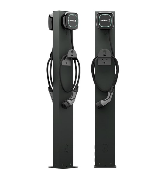 [PED-EIFBS-MONO] Wallbox pedestal/paal (Eiffel Basic / Mono)