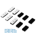 Nobleza Trinkbrunnen mit Sensor und Filter L 8,9 × B 3,7 × H 1 cm; L 7,2 × B 3,7 × H 1,5 cm; L 8,9 × B 3,7 × H 1,2 cm; Weiß &amp; Schwarz;