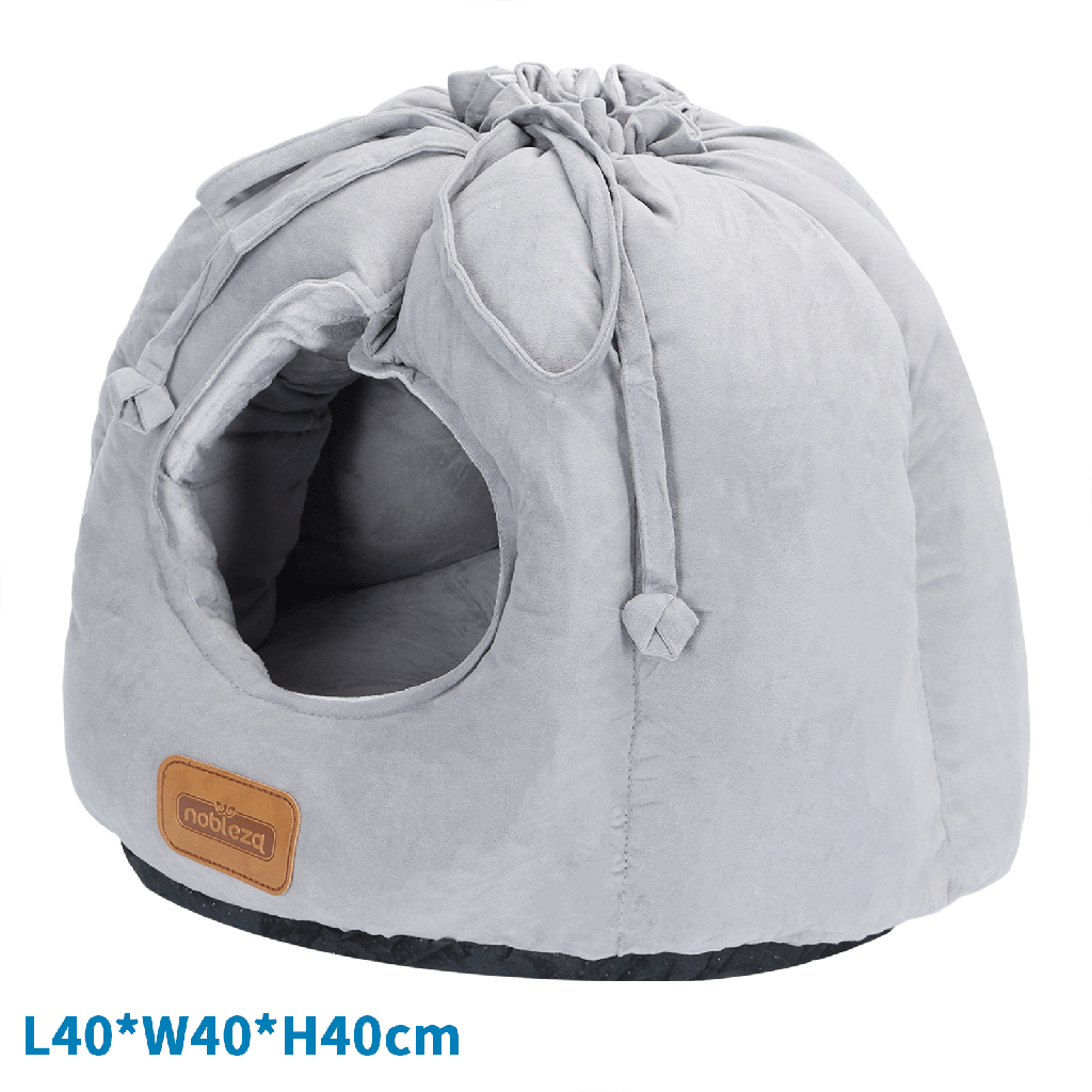 [B40303ACAE] Nobleza Maison pour chat multifonctionnelle et pliable L40*l40*H40 cm Gris