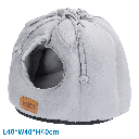 Nobleza Cat House: Multifunctional and Foldable, 40" L x 40" W x 40" H, Gray