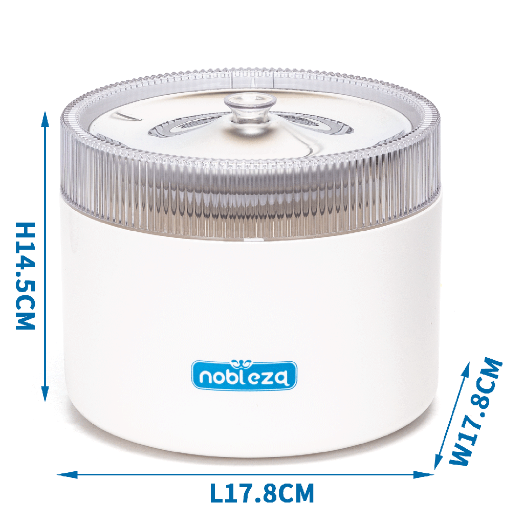 [B40303Z7M] Nobleza Wasserspender in Pilzform für Haustiere, 2 l