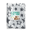Couverture pour chien en flanelle Nobleza à motif étoilé, 80 x 100 cm
