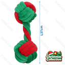 Nobleza Rope toys Dumbbell L37CM Red&Green