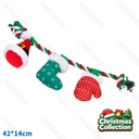 Aigostar Plush toys Boot&Gloves&Hat L42*W14CM Red&Green&White