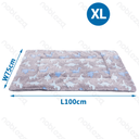 Aigostar Dinosaur jacquard flannel mat L100*W75cm Grey