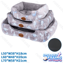 Aigostar L50*W38*H18cm L60*W48*H20cm L70*W58*H21cm Grey