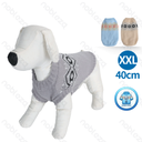 Aigostar Geometric jacquard flat collar sweater XXL-45cm Grey Blue Beige