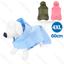 Aigostar Reflective webbing hooded raincoat 4XL-60cm Green Blue Pink