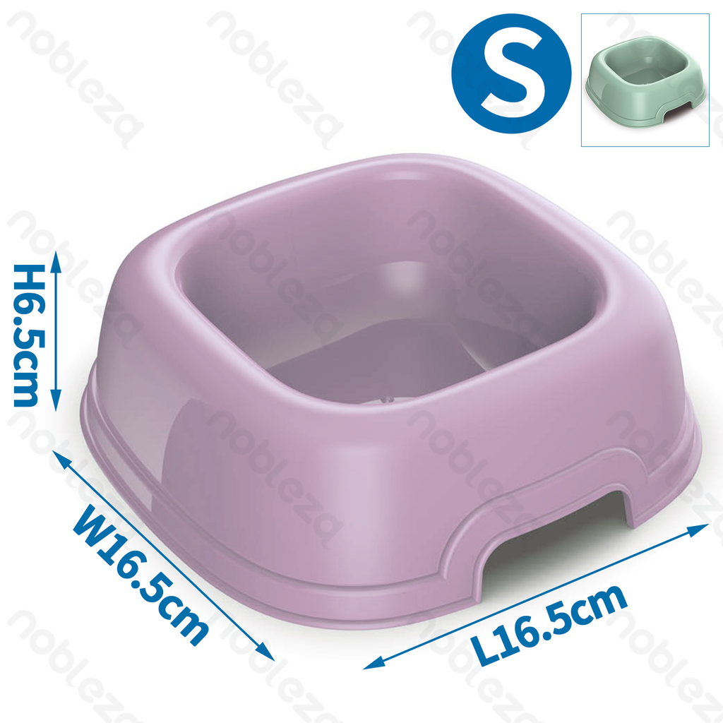 [B40703AFII] Nobleza Plastic bowls Square S L16.5*W16.5*H6.5cm Green Pink