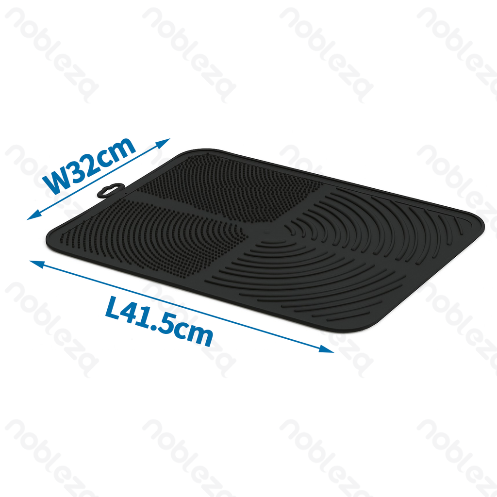 [B40304AEKJ] Aigostar Cat litter mat L41.5*W32cm Black