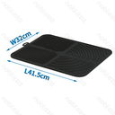 Nobleza Cat Litter Mat L41.5 x W32 cm Black