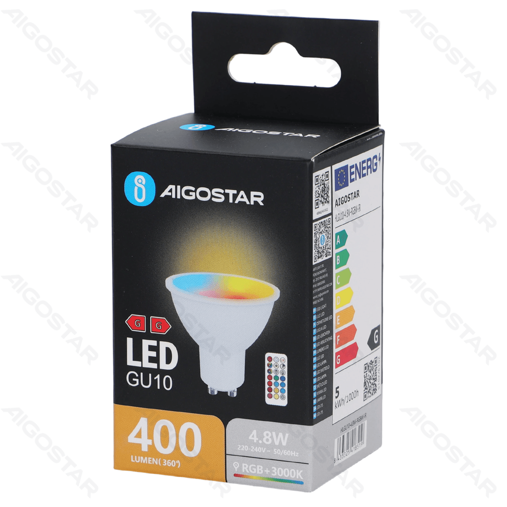 LED-Glühbirnen GU10 4.8W RGB