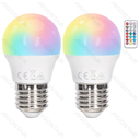 Aigostar LED Bulbs G45 E27 4.8W RGB