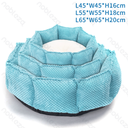 Nobleza Driedelige achthoekig huisdierkussen bijpassende kleur L45*B45*H16cm/L55*B55*H18cm/ L65*B65*H20cm