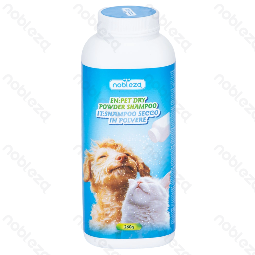 [B40706ABPM] Nobleza Dry Care Powder 260g White Dog &amp; Cat