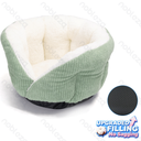 Aigostar Effen poezenkussen met ronde kern L40*B40*H25cm