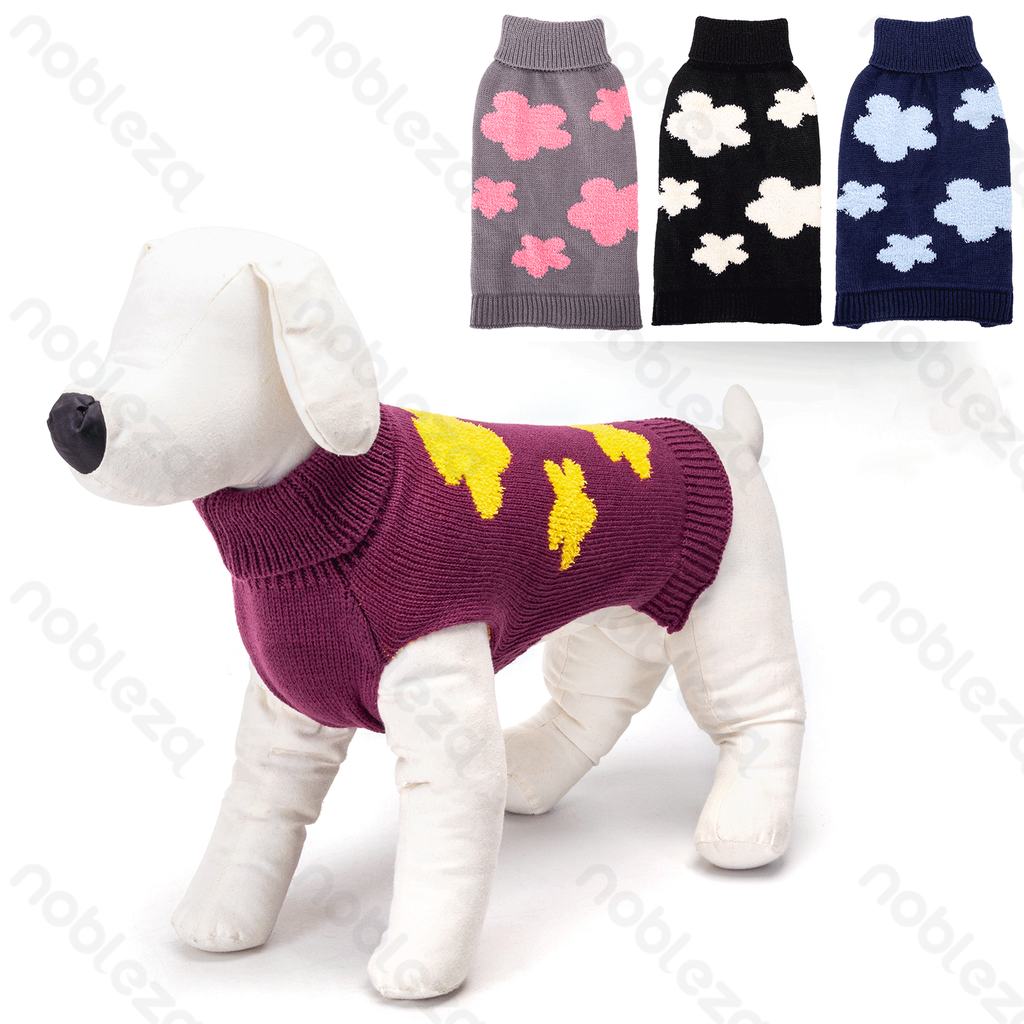 [B40701AARB] Pull Nobleza avec revers fleuri de 30 cm