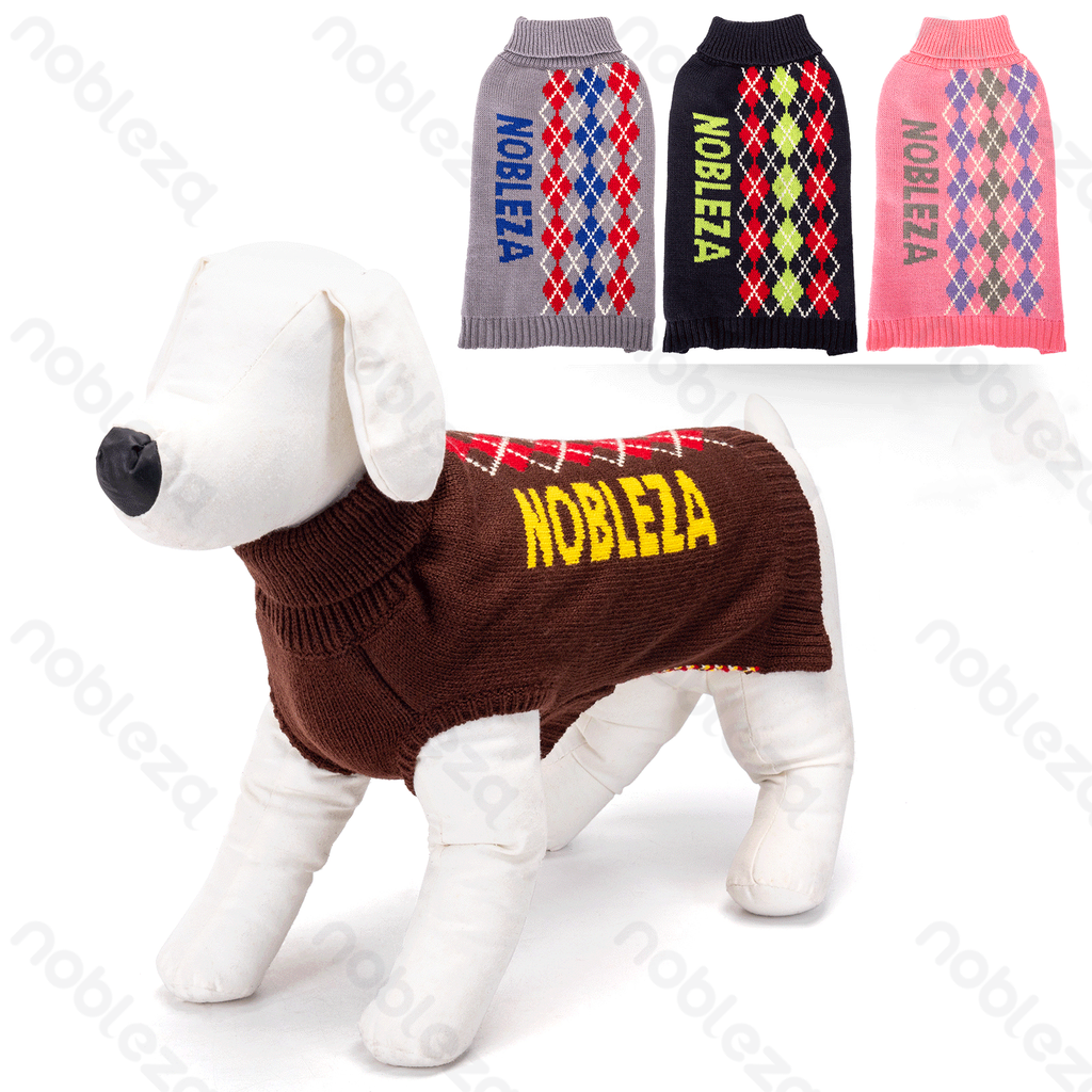 Nobleza Trui met argyleruit 30cm