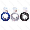 Aigostar Tie-out cable D0.5*L604.5cm Blue Silver Black