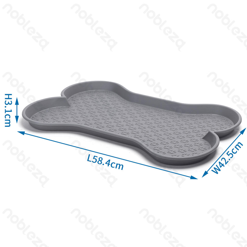 [B407034D7] Nobleza Bone-Shaped Placemat L58 x W42 x H3.1 cm