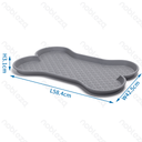 Nobleza Beenvormige placemat L58 4*B42 5*H3 1CM