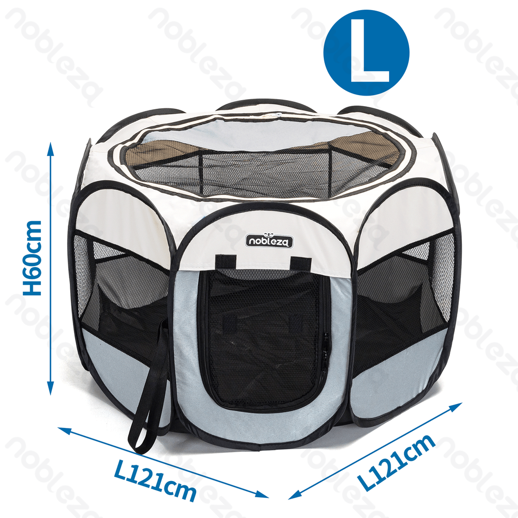 [B407034AB] Clôture octogonale Nobleza pour animaux de compagnie L121*l121*H60