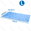 Nobleza Cooling Mat with Bone Print L90 x W50 x H0.6 cm