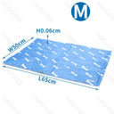 Nobleza Bone Print Ice Mat L65 x W50 x H0.06 cm