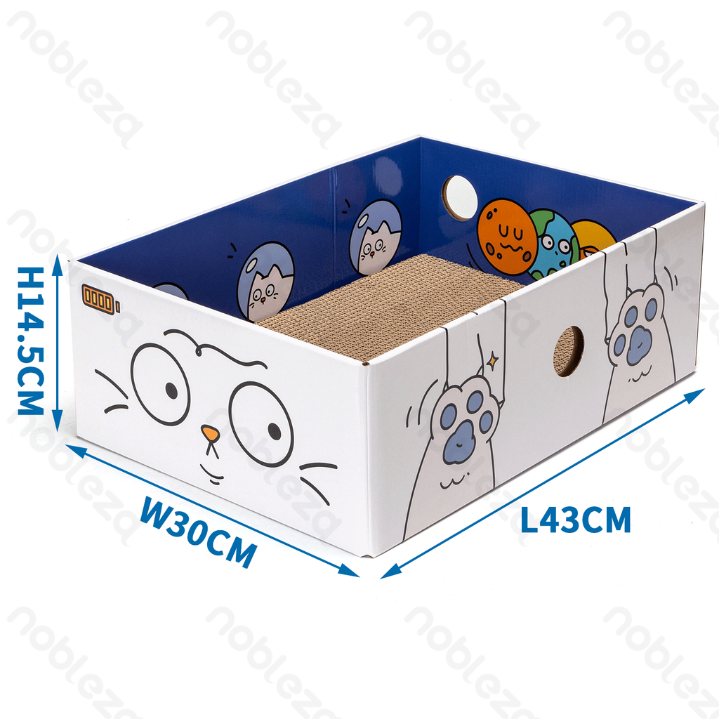 [B403073RD] Nobleza Foldable Cat Scratching Board L43*W30*H14 5cm
