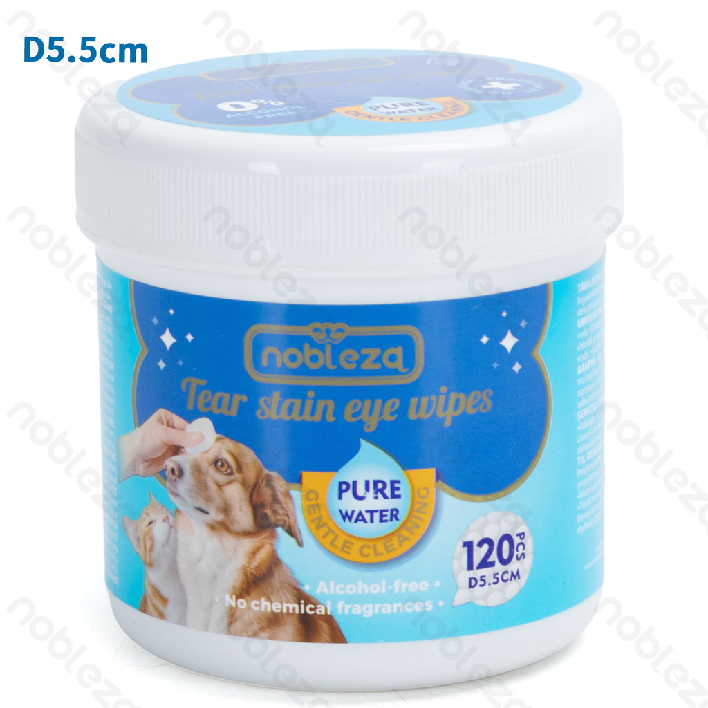 [B407043Q8] Nobleza Pure Water Series Eye Cleansing Wipes, 120 Count