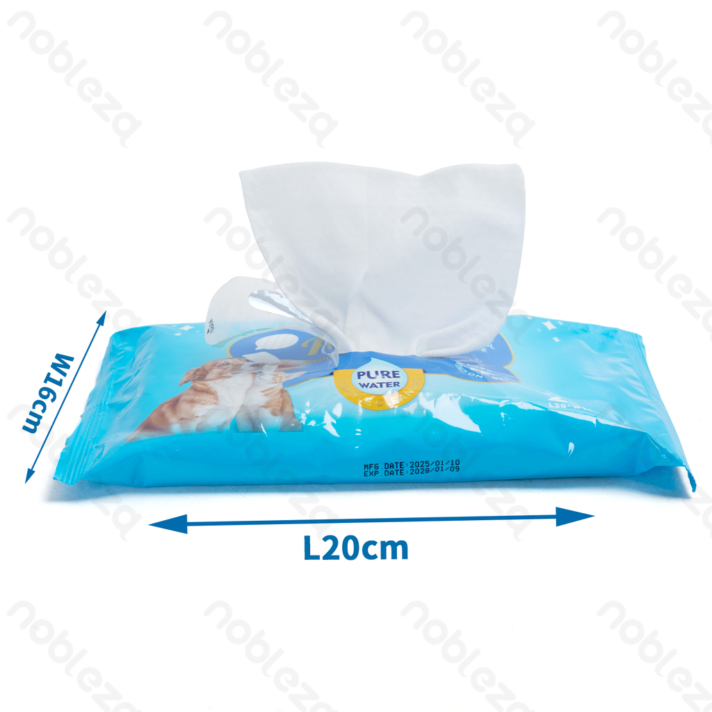 [B407043QA] Nobleza Pure Water Series Eye Cleansing Wipes, 20 Count